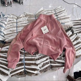 Áo khoác len nhung gân 4 túi freesize dưới 60kg hàng đẹp bán