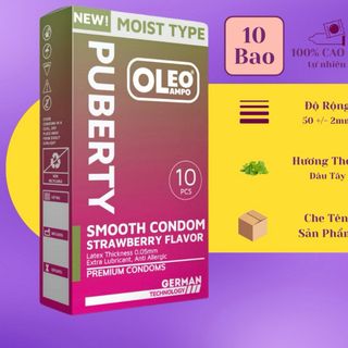 Bao Cao Su Oleo Lampo Puberty hương dâu Bao Cao Su Oleo Lampo Puberty hương dâu