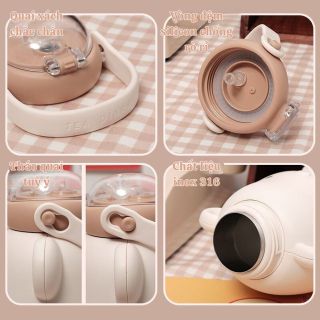 Bình Inox Hình Gấu 450ml (THÙNG 48C) Bình Inox Hình Gấu 450ml (THÙNG 48C)