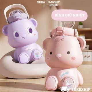 Bình Inox Hình Gấu 450ml (THÙNG 48C) Bình Inox Hình Gấu 450ml (THÙNG 48C)
