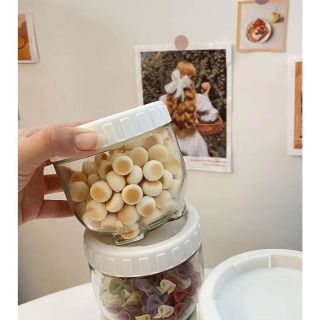 Set 5 Lọ thủy tinh đựng gia vị thủy tinh nắp xoáy