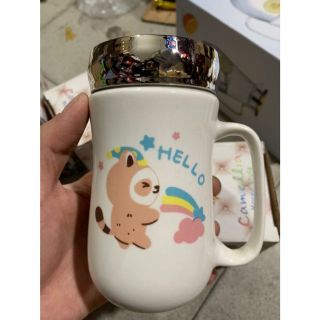 Ly Sứ ,Cốc Sứ Nắp Gương 380ml (THÙNG 96C)