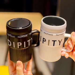 Cốc Sứ Nắp Gương 400ML (THÙNG 60C)