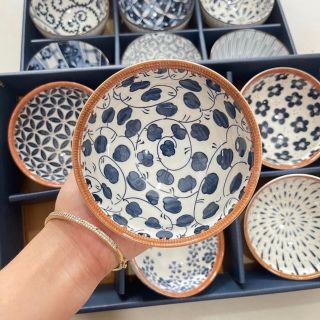 Bộ Bát Hoa Cổ Kèm Thìa Đũa (THÙNG 20B) đúng hoa