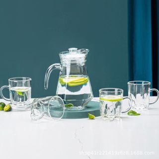 Bình 4 Cốc Thuỷ Tinh Trơn 245 (Thùng 16B)