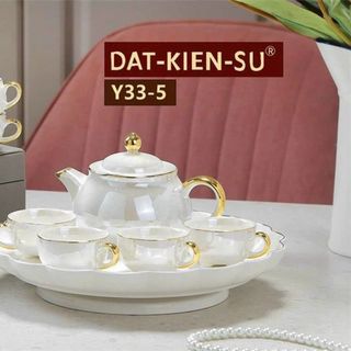 Bộ Ấm Chén Trắng CC Y33-5 (THÙNG 12B) Bộ Ấm Chén Trắng CC Y33-5 (THÙNG 12B)