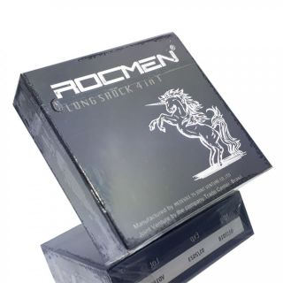 Bao cao su Gân Gai Kéo dài thời gian Rocmen Đen - Hộp 3 chiếc Bao cao su Gân Gai Kéo dài thời gian Rocmen Đen - Hộp 3 chiếc