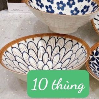 Bát Sứ Nón Thổ Cẩm ( THÙNG 50C