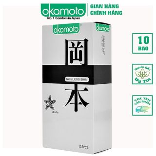 Bao cao su Okamoto Vanilla hương Vani, siêu mỏng Bao cao su Okamoto Vanilla hương Vani, siêu mỏng