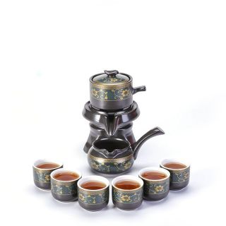 Bộ Ấm Chén Uống Trà Gốm Sứ Hoa Cẩm Đỏ - Sự Hòa Quyện Hoàn Hảo Giữa Nghệ Thuật Và Trà