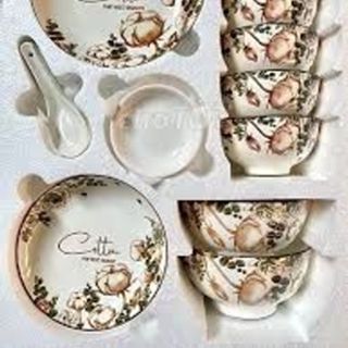 Đĩa Sứ 7 ảo Hoa 022 (THÙNG 60C)