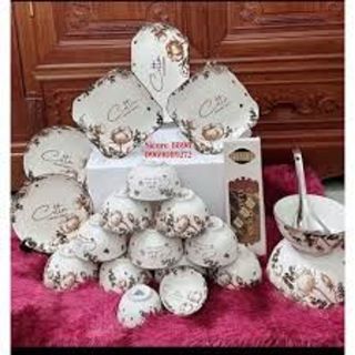 Đĩa Sứ 7 ảo Hoa 022 (THÙNG 60C)