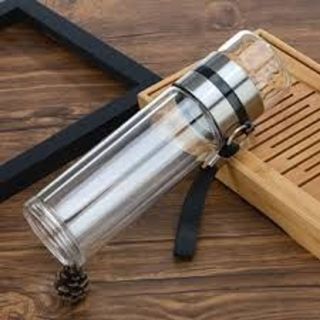 Bình Pha Trà Thủy Tinh 2 Lớp Sang Trọng và Tiện Lợi cho Dân Văn Phòng