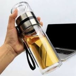 Bình Pha Trà Thủy Tinh 2 Lớp Sang Trọng và Tiện Lợi cho Dân Văn Phòng