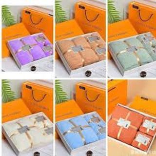 SET 3 KHĂN HÀN QUỐC LÔNG CỪU (KÈM TÚI XÁCH)