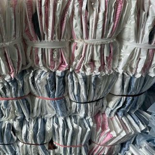 Set 3 món áo 2 dây bản to, quần short cứng, khoác sơ mi kèm nịt freesize dưới 55kg