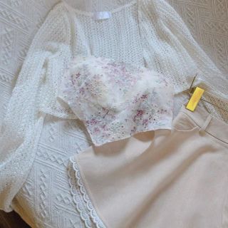 set 3 món áo yếm xô ren 2 lớp có mút kèm khoác ren, quần short cứng