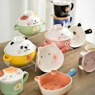 Bộ Bát Đĩa Gốm Sứ Hình Mèo Dễ Thương (Model MEOW) - Phong Cách Hàn Quốc Bộ Bát Đĩa Gốm Sứ Hình Mèo Dễ Thương (Model MEOW) - Phong Cách Hàn Quốc