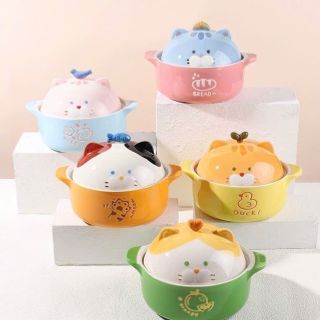 Bộ Bát Đĩa Gốm Sứ Hình Mèo Dễ Thương (Model MEOW) - Phong Cách Hàn Quốc Bộ Bát Đĩa Gốm Sứ Hình Mèo Dễ Thương (Model MEOW) - Phong Cách Hàn Quốc