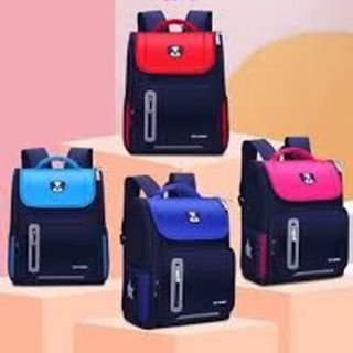 Balo Chống Gù Chống Nước Hình Gấu Cho Học Sinh Tiểu Học Và Trung Học - Cặp Sách Cho Bé Trai Và Bé Gái