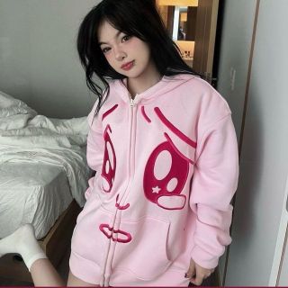 Aó khoác 8 túi in biểu cảm đáng yêu, chất thun nỉ dày mịn, nón rộng 2 lớp, freesize dưới 70kg Aó khoác 8 túi in biểu cảm đáng yêu, chất thun nỉ dày mịn, nón rộng 2 lớp, freesize dưới 70kg