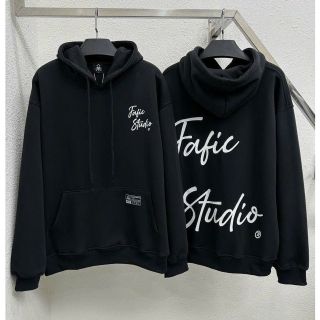 Áo hoodie in FAFIC STD nón rộng 2 lớp vải chính, form rộng 75kg, chất nỉ dày mịn