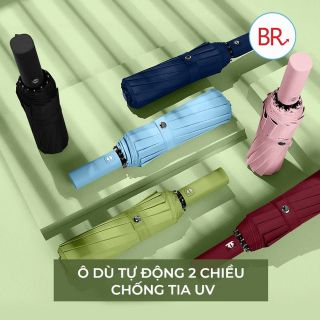 Ô dù mở tự động 2 chiều thông minh 10 nan chống tia UV - Ô che mưa, che nắng chống thấm nước gấp gọn tiện lợi Ô dù mở tự động 2 chiều thông minh 10 nan chống tia UV - Ô che mưa, che nắng chống thấm nước gấp gọn tiện lợi
