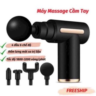 Máy Massage Cầm Tay Mini, Súng Massage Cầm Tay Mini Toàn Thân 6 Cấp Độ Chuyên Sâu Đa Năng Máy Massage Cầm Tay Mini, Súng Massage Cầm Tay Mini Toàn Thân 6 Cấp Độ Chuyên Sâu Đa Năng