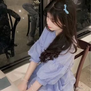 Áo sơ mi babydoll BÈO NGỰC Freesize dưới 58kg chất đũi xốp