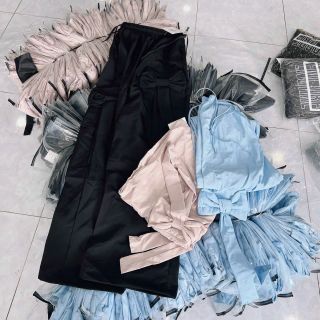 Quần ống rộng THẮT NƠ 2 túi, freesize dưới 70kg chất dù gió trượt nước thoáng mát