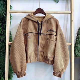 Áo khoác nhung dáng lửng thêu placere freesize dưới 65kg