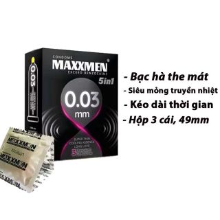 Bao cao su maxxmen 5 trong 1 chính hãng Bao cao su maxxmen 5 trong 1 chính hãng
