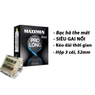 Bao cao su maxxmen 5 trong 1 chính hãng Bao cao su maxxmen 5 trong 1 chính hãng
