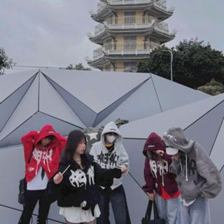 Áo khoác hoodie zip in chữ nổi PREFACE dây kéo 2 đầu Áo khoác hoodie zip in chữ nổi PREFACE dây kéo 2 đầu