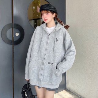 Áo khoác hoodie zip form rộng in NQ NQ30AM Áo khoác hoodie zip form rộng in NQ NQ30AM