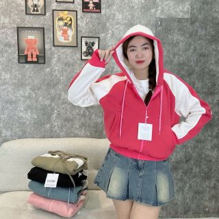 Áo phối 2 màu nỉ XK dày mịn tay xỏ ngón Áo phối 2 màu nỉ XK dày mịn tay xỏ ngón