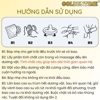 Bao cao su GOLDENTIME SUPER THIN & LONGER-MỎNG KÉO DÀI–HỘP 12C Bao cao su GOLDENTIME SUPER THIN & LONGER-MỎNG KÉO DÀI–HỘP 12C