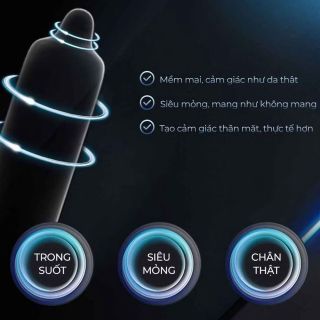Bao cao su siêu mỏng azodra 4 trong 1 Bao cao su siêu mỏng azodra 4 trong 1