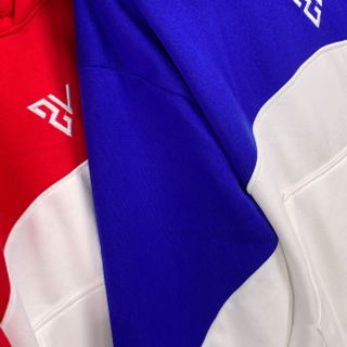 Áo hoodie phối 2 màu thêu VESTURES chất nỉ bông dày mịn