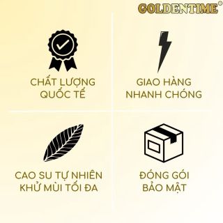 Bao cao su siêu mỏng goldentime gai li ti Bao cao su siêu mỏng goldentime gai li ti