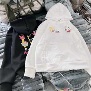 Áo hoodie in KITTY form to, tay phồng