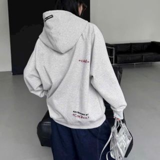 Áo khoác hoodie zip form boxy 2 túi vuông in Keyboard