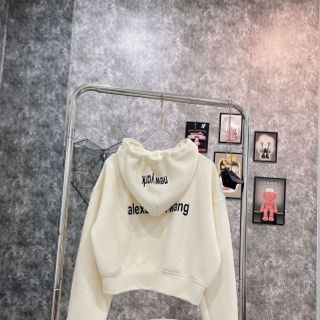 Áo khoác dáng lửng in WANG chất nỉ PC dày mịn freesize dưới 55kg