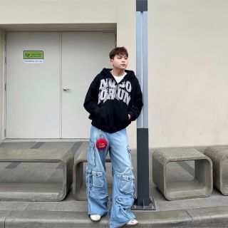 Áo khoác hoodie zip thêu nq3oforum và ngôi sao form rộng freesize dưới 70kg Áo khoác hoodie zip thêu nq3oforum và ngôi sao form rộng freesize dưới 70kg