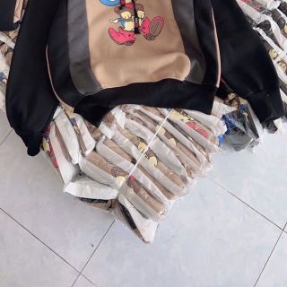 Áo Hoodie in chú chó cao bồi dễ thương Áo Hoodie in chú chó cao bồi dễ thương