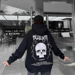 Áo khoác in TWENTI unisex chất nỉ mịn mát , freesize dưới 70kg