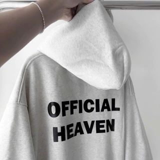 Áo khoác in chữ OFFICIAL HEAVEN nút bấm nón Chất nỉ dày mịn freesize dưới 70kg Áo khoác in chữ OFFICIAL HEAVEN nút bấm nón Chất nỉ dày mịn freesize dưới 70kg