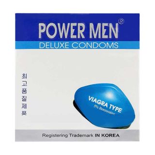 Bao cao su Power men Viagra kéo dài hộp 3 cái Bao cao su Power men Viagra kéo dài hộp 3 cái