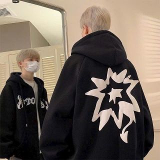 Áo khoác in nổi chữ ZEE chất nỉ dày mịn form rộng freesize unisex