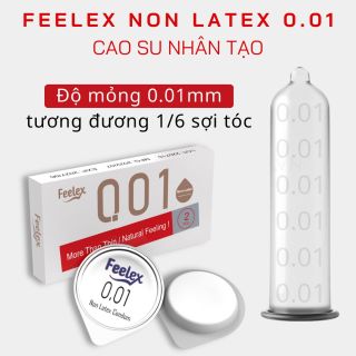 Bao cao su Feelex 001, siêu mỏng chuẩn 0.01mm Bao cao su Feelex 001, siêu mỏng chuẩn 0.01mm